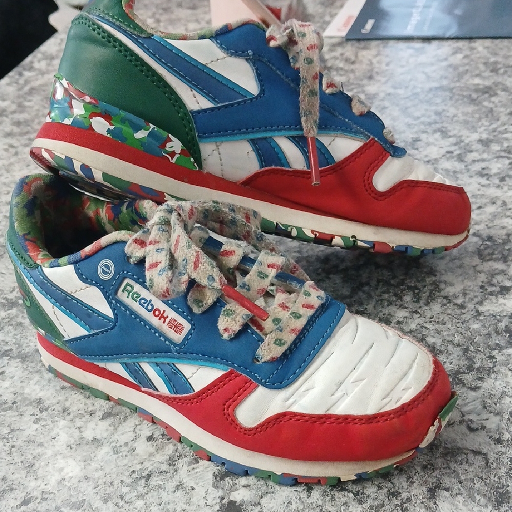 Reebok Kids Sneakers - Red, Blue, Green Reebok x PJ MASKS’ Sz 13